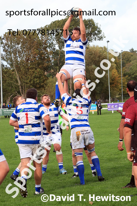 Tynedale v Rossendale, 2025 Tynedale Park, Corbridge, October 4th. Photo: David T. Hewitson/Sports for All Pics